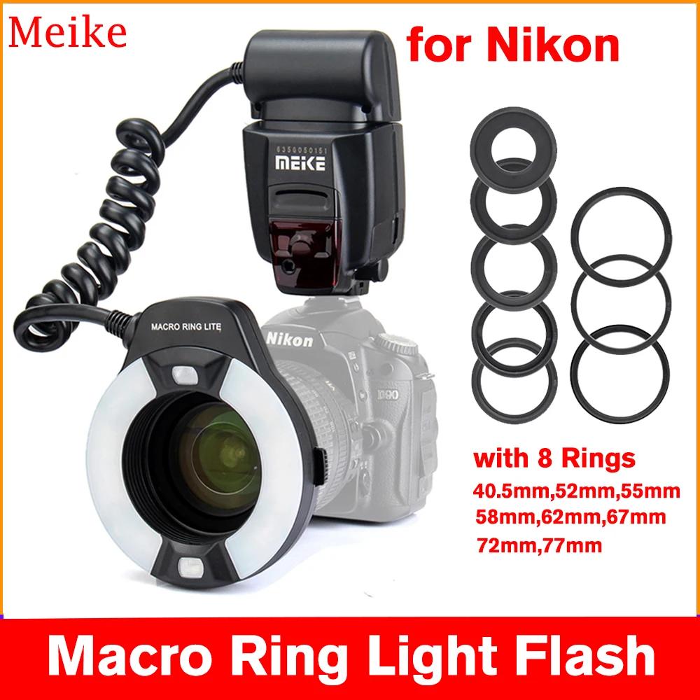 Meike MK-14EXT MK-14-EXT i-TTL LED ũ ǵƮ  ÷ Ʈ,  D5600 D90 D5000 D5100 D3200 D3100 D750 D600 D700 